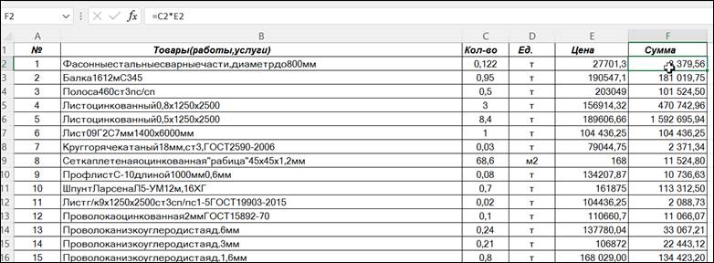 Как удалить пробелы из чисел при вставке таблицы из Word в Excel